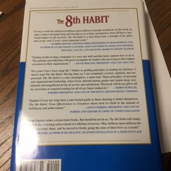 Stephen Covey The 8th Habit Book with DVD - Picture 4 of 5
